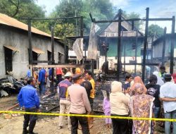 Kebakaran di Segeri Pangkep, Empat Rumah Hangus, Dua Warga Luka Bakar