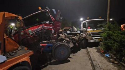 Kecelakaan Beruntun Warnai Perempatan Bungoro, 2 Orang Luka Ringan